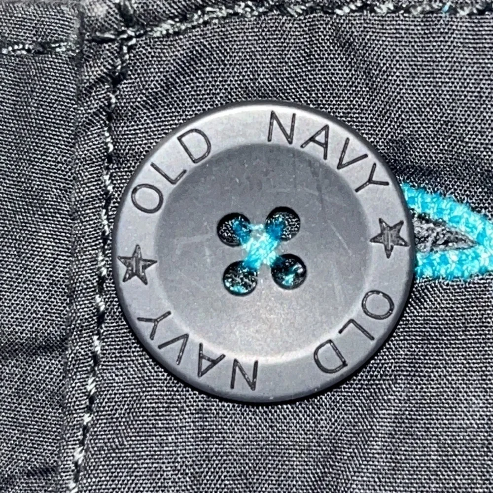 Old Navy Girls Twill Bermuda Shorts Gray Grey 12 Summer Spring